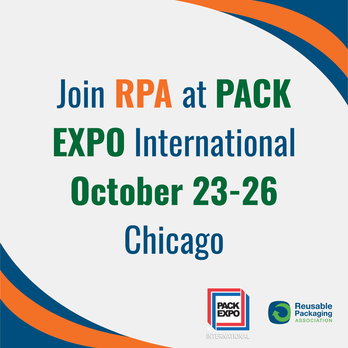 Reusable Packaging Association Set to Host Record-Breaking Reusable Packaging Event at PACK EXPO International